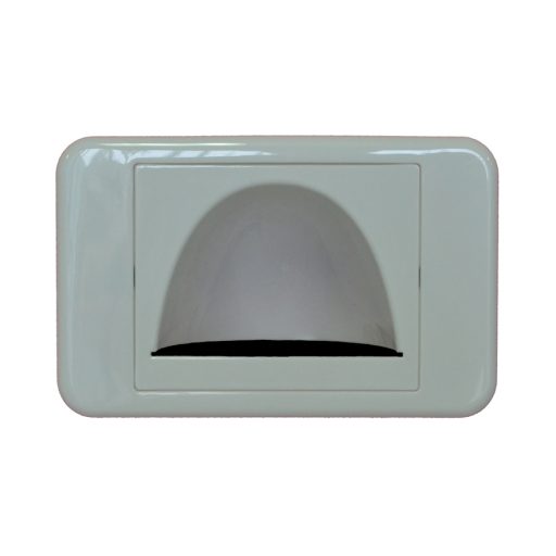 Media Style - Wall Plate - Reversed (Bull Nose) Cable Entry with Bristle